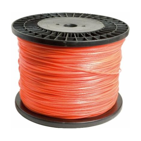 Fil de débroussailleuse - Fil nylon de coupe - Monofil carré ø 3mm x 660 mètres