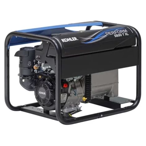 Sdmo – Groupe électrogène essence triphasé 5,6 kVA – Moteur KOHLER – Autonomie 4h30 – Puissance sonore 68 dB(A) – Réservoir 7,3 litres (1/3)