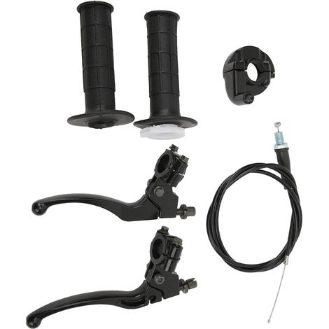Kit de Câble de Papillon, Levier de Levier d'Embrayage et de Freinage de Frein de Moto 7/8 Pouces Brake Embrayage LEVER CABLEAU AUCUNE (1/5)