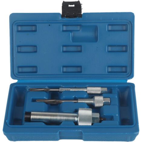 QORVA- Extracteur de bougies de préchauffage, ensemble d'alésoir, retrait d'électrodes, bouchons d'extraction, outil de remplacement pour véhicules Mercedes Benz
