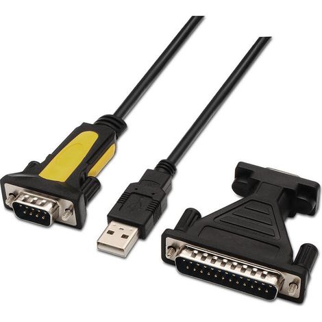 Cable de Datos/Carga con USB Aisens A104-0039 Negro 1,8 m