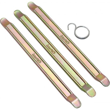 Set von 3 professionellen Reifenmontiermaschinen buzzetti 240mm (1/3)