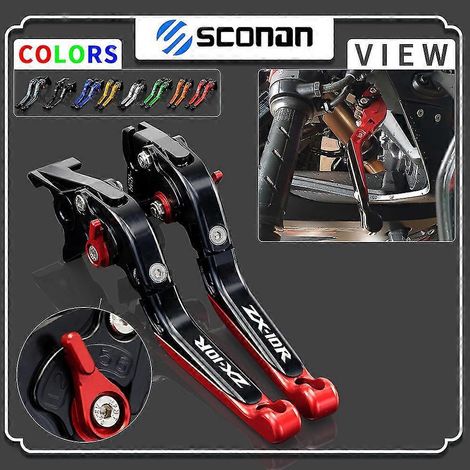 Accessoires moto ZX10 R RR Leviers de frein et d'embrayage pour Kawasaki ZX10R KRT SE ZX10RR ZX 10R 10RR 2016 2017 2018 2019 2020 2021--C