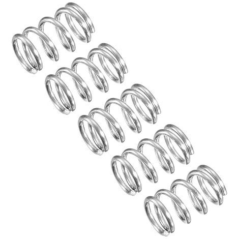 Compression Spring Stainless Steel 304 6mmODx0.8mmFilx10mmFree L (1/5)