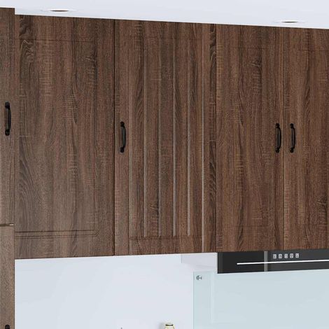 vidaXL Armadietto a muro LUCCA Rovere Marrone 50 x 31 x 100 cm