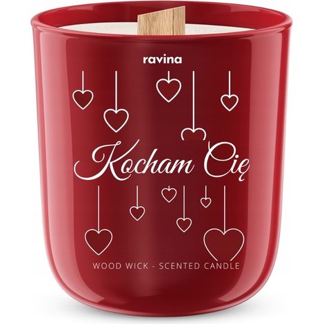Valentinstagskerze „Ich liebe dich“ als Geschenk zum Frauentag
