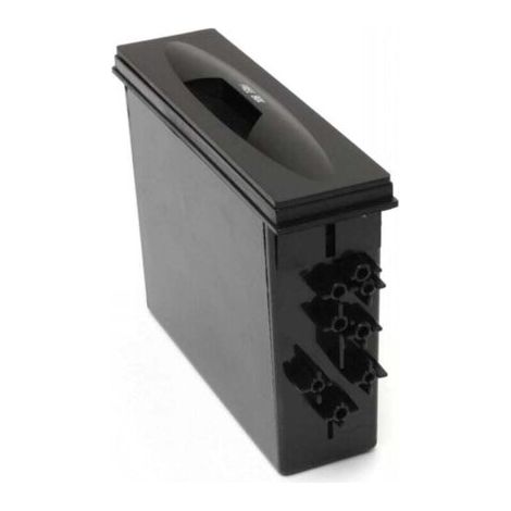 Boîte de rangement universelle pour voiture – Ensemble de 38 compartiments pour l'installation d'autoradios simple DIN, 177 x 50 x 120 mm