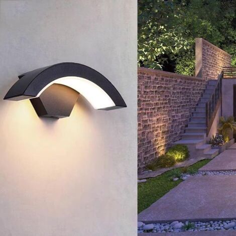 COMELY Outdoor Wall Light, 24W LED Outdoor Wall Light IP65 Waterproof, Modern Wall Lamp Outdoor Decoration for Garden, Patio, Wall, Pathway, Villa, Corridor (Warm White 3000K) [Energy Class E]
