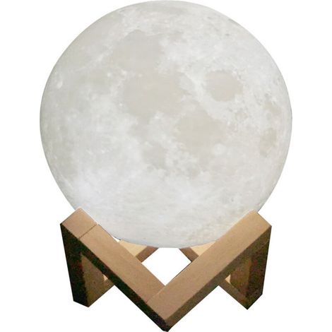 Lampe - Lampe Lune 10 cm / Veilleuse - Lampe Lune - Couleur réglable (1/5)