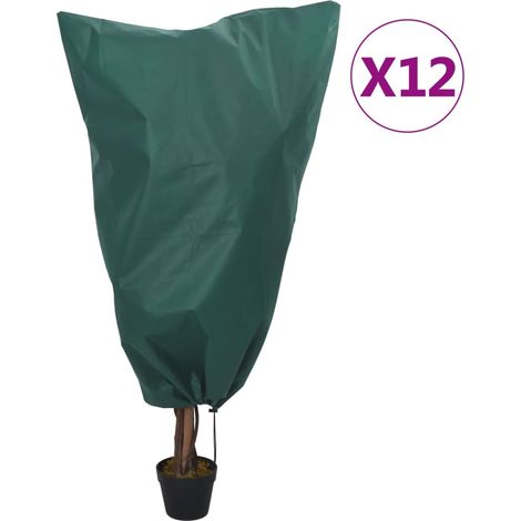 Wintervlies mit Kordelzug 12 Stk. 70 g/m² 0,8x1,2 m