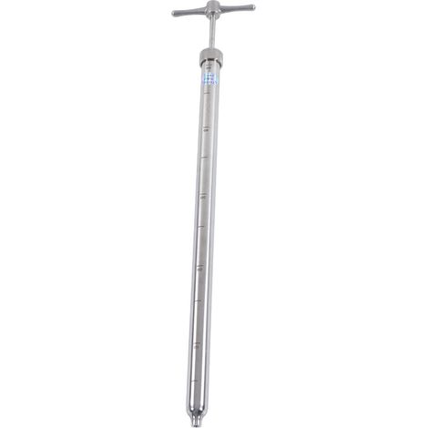 Échantillonneur de liquide en acier inoxydable 304 avec graduation transparente, facile à nettoyer, sonde d'échantillonnage de sol pour usage pharmaceutique et alimentaire. (1/5)