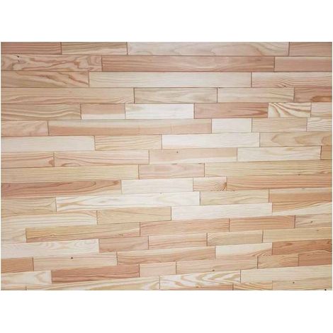 Levigne – Lambris Douglas 84x15mm – Paquet de 1m² – Bois naturel sans traitement – Système rainure et languette pour pose facile (1/4)