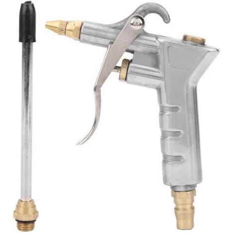 Pistolet de soufflage de poussière d'air, longueur réglable, pulvérisation à pression, dépoussiérage, outil de nettoyage et de lavage (1/5)
