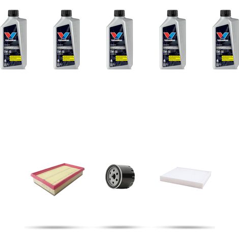 Kit tagliando 3 FILTRI e 5L OLIO compatibile con Jeep Compass II (MP) 1.3 110kw dal 2020 (1/5)