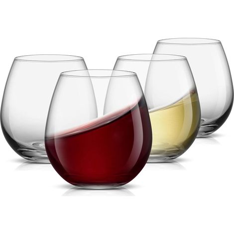 4er-Set Spirituosen- & Weingläser ohne Stiel, 425 ml, für Rot- und Weißwein (1/5)