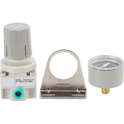 Filtre à air régulateur de pression AR2000 détendeur manomètre type SMC pour vérin pneumatique industriel (1/5)