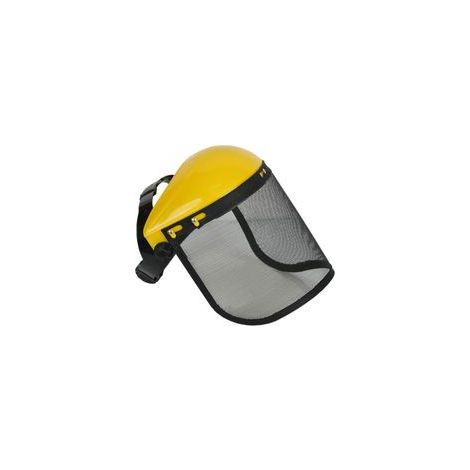 Casque de sécurité avec visière intégrale en maille pour débroussailleuse forestière et tondeuse à gazon (1/3)