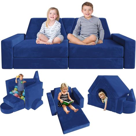 Canapé-lit modulaire 15 pièces pour enfants, canapé de jeu pour enfants (1/5)