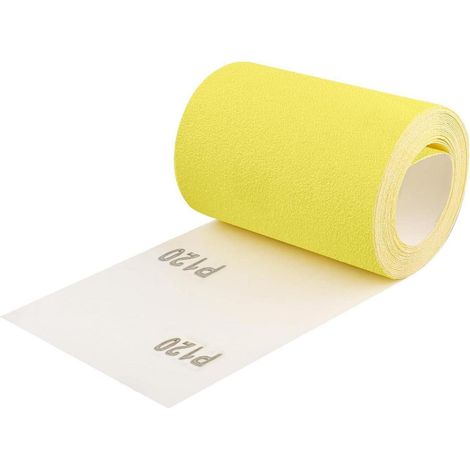 Schleifpapier Rolle 93 mm Körnung 120 Quarzsand 5 Meter Körnung 120 (1/5)