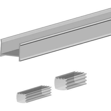 SLID'UP 280 C-Profil, 180 cm, für 18 mm Türstärke, silber (1/5)