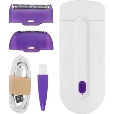 Épilateur électrique sans fil Elatric Beauty pour le visage, les bras et les jambes, indolore, 2 en 1, pour le corps entier.-AquaForge