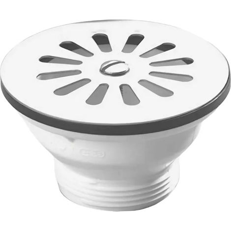 Colador para el fregadero de gres de PVC con rejilla - 0204005 (1/2)