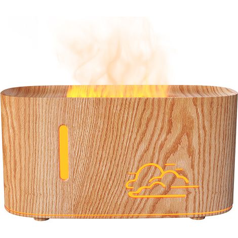Neuer Feinnebelflächensprüher für Schlafzimmer, portable USB-Essentialöl-Diffuser leise, mit natürlichen Holzbehälter – Ideal für Schlaf, Arbeit und Wellness