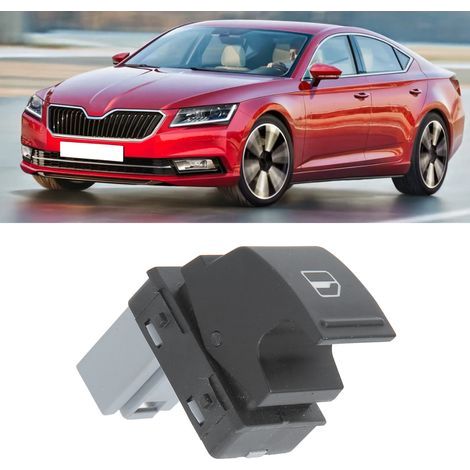 Commutateur Électrique de Fenêtre avec Interrupteur de Levage de Vitre 5JD959855 ABS Compatible Skoda Superb/Fabia (1/5)