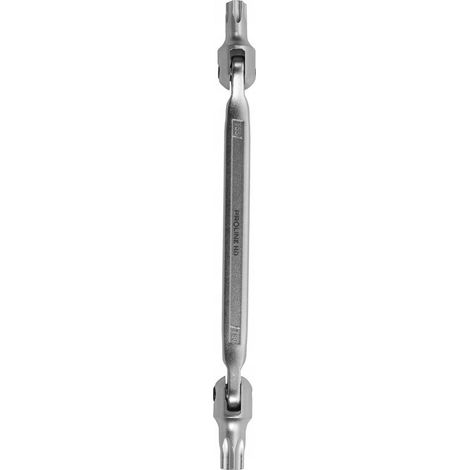 Clé torx no-name t15xt20 acier forgé finition chromée (1/3)