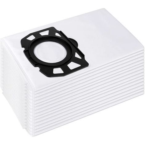 Rebirthcare 15 stück staubsaugerbeutel für kärcher 2.863-006.0 vliesfilterbeutel 487 ersatzbeutel wd4 wd5 wd6 wd5p wd6p premium mv4 mv5 mv6 beutel filtertüten nass & trockensauger staubbeutel bags (1/5)