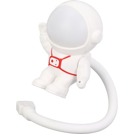 Veilleuse Spaceman à commande vocale, alimentée par USB, lampe de chevet LED à double température de couleur et intensité variable (1/5)