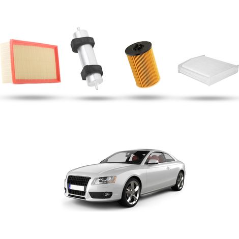 Kit Tagliando 4 filtri compatibile con Audi A5 (8T3,8F7,8TA) 2.0 tdi 110kw dal 2013 (1/5)