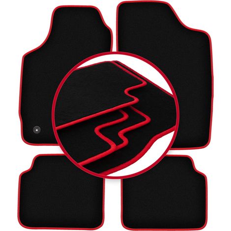 Tapis de voiture CARLUX-RED pour Peugeot 205 berline (1983-1998) (1/5)