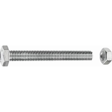 Connex Sechskantschrauben M6 x 20 mm, 30 Stück Maschinenschrauben