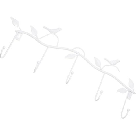 mural rustique SOLUSTRE en fer blanc avec motif d oiseau et