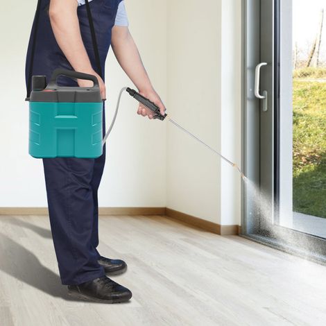 Pulverizador eléctrico de 8 litros para jardinería, pulverizador para el cuidado de las plantas, pequeño pulverizador con batería de litio para limpieza y desinfección