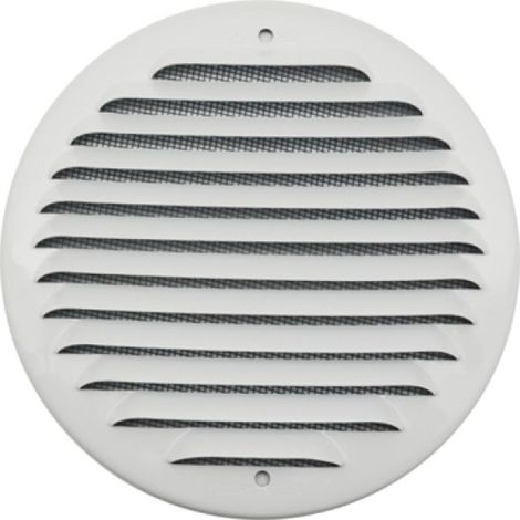 GRIGLIA TONDA DA SOVRAPPORRE IN METALLO CON RETE D.150 MM Inox