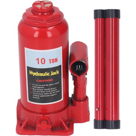 Cric bouteille hydraulique 10T, commande manuelle, Position basse, pour voiture, Van, SUV, petits camions (1/5)