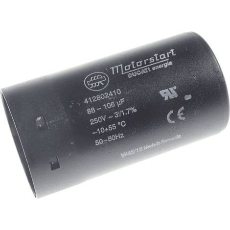 CONDENSATEUR 80 ΜF 250 V DE DEMARRAGE POUR REFRIGERATEUR - 333609 (1/3)