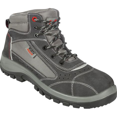 Würth Modyf – Chaussures de sécurité montantes S1P SRC – Coque métal – Semelle anti-perforation – Tige cuir velours respirant – Pointure 35 (1/4)