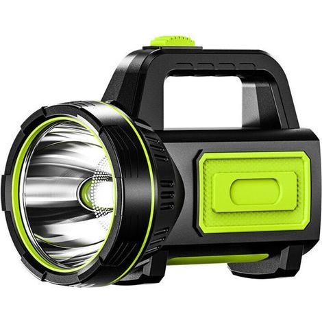 USB-wiederaufladbare Taschenlampe mit 135.000 Lumen – 6000-mAh-Akku – wasserdicht (IPX4) – Seitenlicht für Notfälle, Wandern und Camping (1/5)