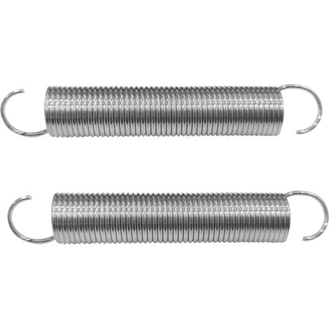 lot de 2 ressort, mécanisme à double crochet, acier inoxydable, 120 mm, pour fauteuil inclinable (1/5)