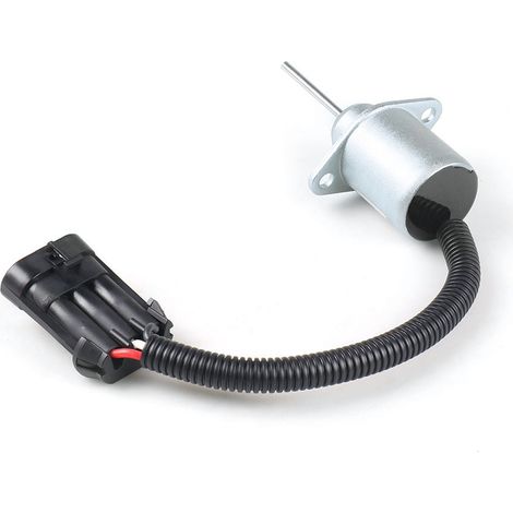 Anwendbar auf 6691498 1503ES-12A5UC4S 1G925-60011 12V Abschaltmagnetventil für Bobcat S185 Kompaktlader und Kubota-Motoren