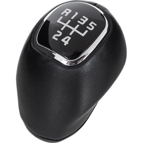 Hyundai ix20 10-15 Schaltknauf aus schwarzem Leder, 5-Gang