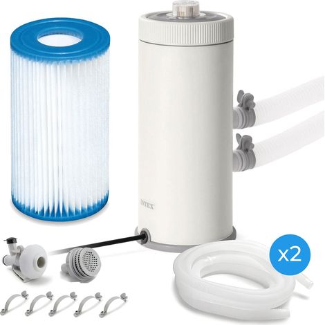 Schwimmbadfilterpumpe 3785L/h Filter + Installationszubehör INTEX 26638