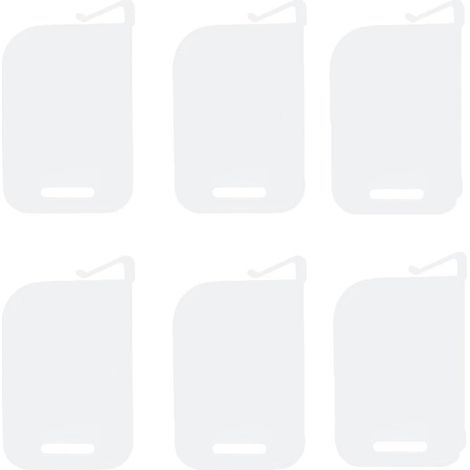 Organisateur Refrigerateur - Separateur Plastique Transparent - Ajustable Hauteur Largeur - Pour Rangement Aliments Boissons - Lot De 6 (1/5)