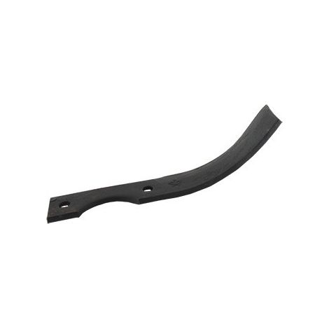 Cuchillo de fresado izquierdo para motocultor adaptable a modelos Honda F400 80, F400/80 - L: 200mm, diámetro de agujero ø 9mm, distancia entre agujeros 70mm.