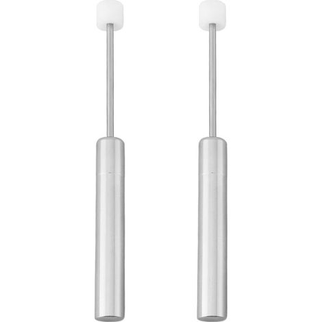 Lot de 2pcs Amortisseurs de Poubelle à Fermeture Douce 91x49x7,8 mm avec Couvercle en Acier Et Mécanisme en Plastique pour Poubelle de Cuisine
