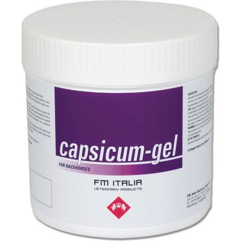 CAPSICUM GEL mit Capsicum, nützlich bei der muskulären Vorbereitung des Sportpferdes 750 ml