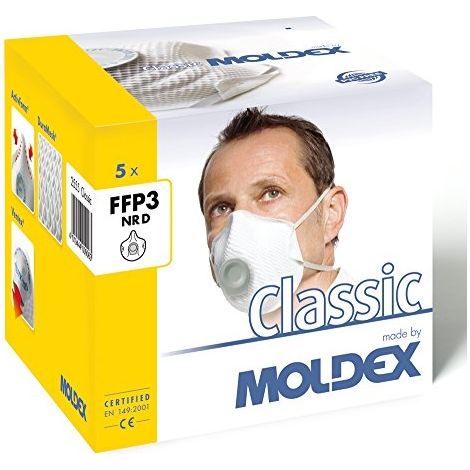 Moldex Mascarilla antipolvo fino FFP3 blanca